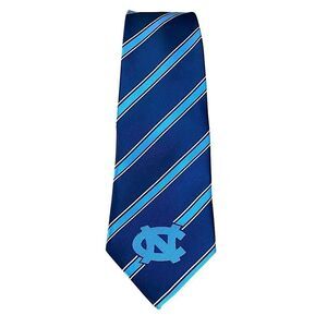 Eagles Wings UNC Tarheels Striped Blue Tie